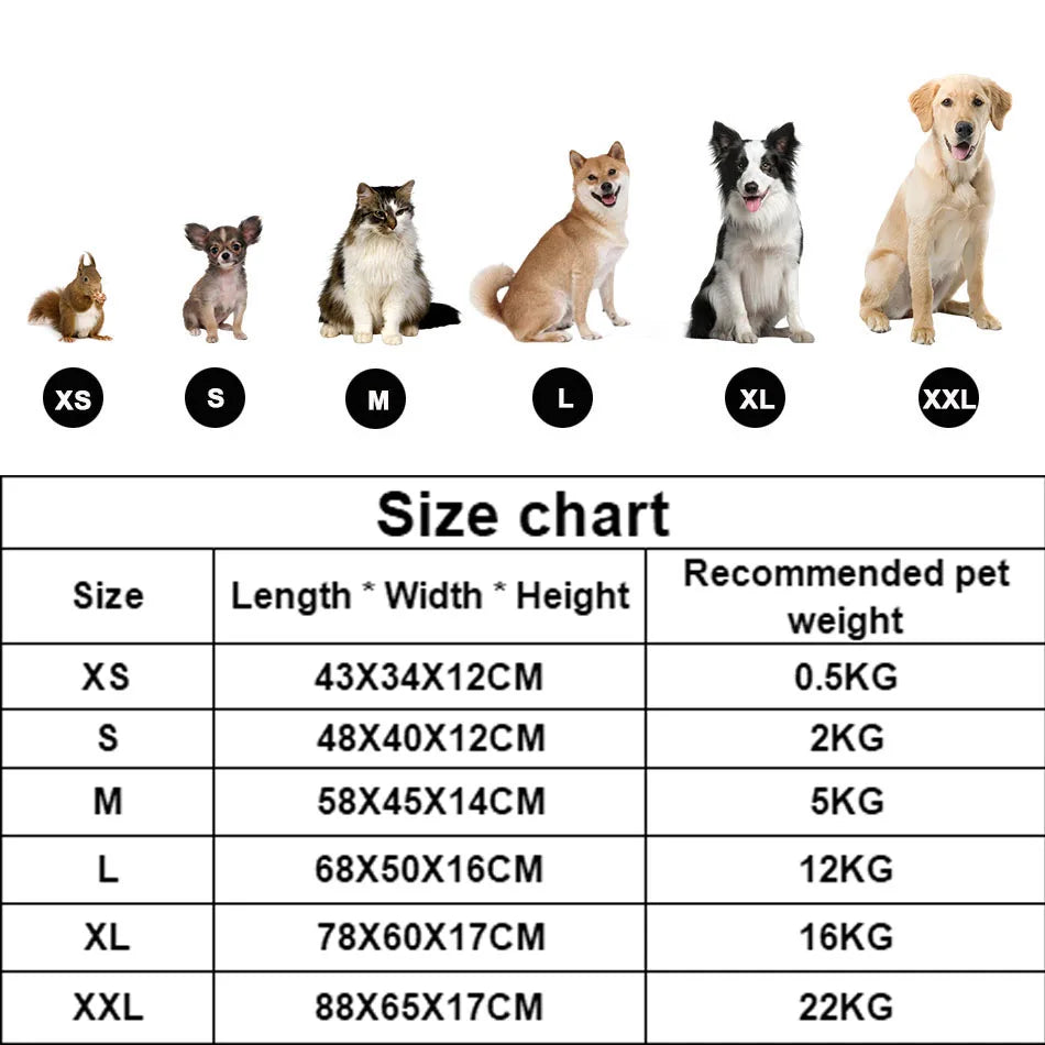 Lit douillet en peluche pour animaux