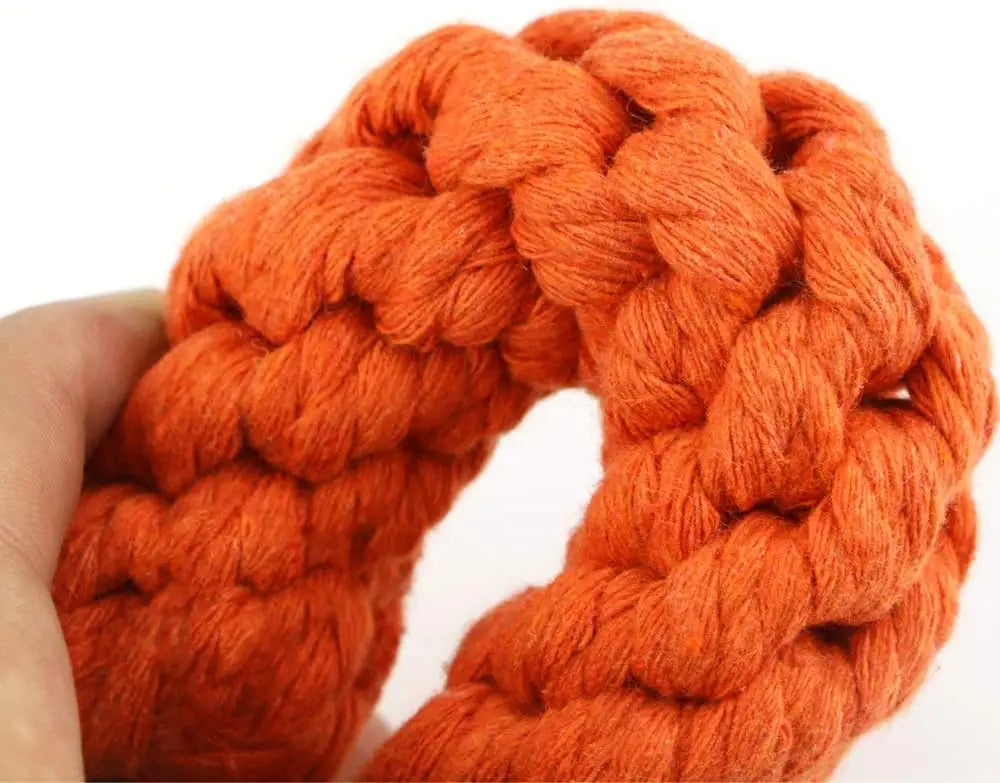 Corde jouet carotte pour chien – Nettoyage dentaire