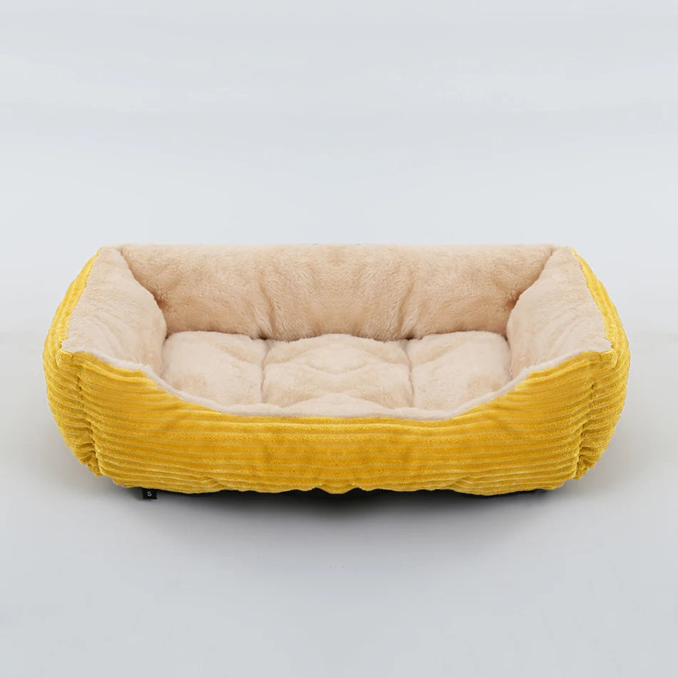 Lit douillet en peluche pour animaux