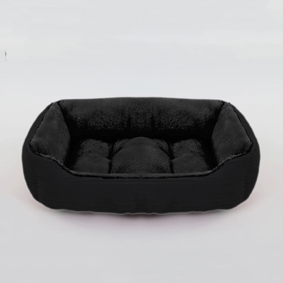 Lit douillet en peluche pour animaux