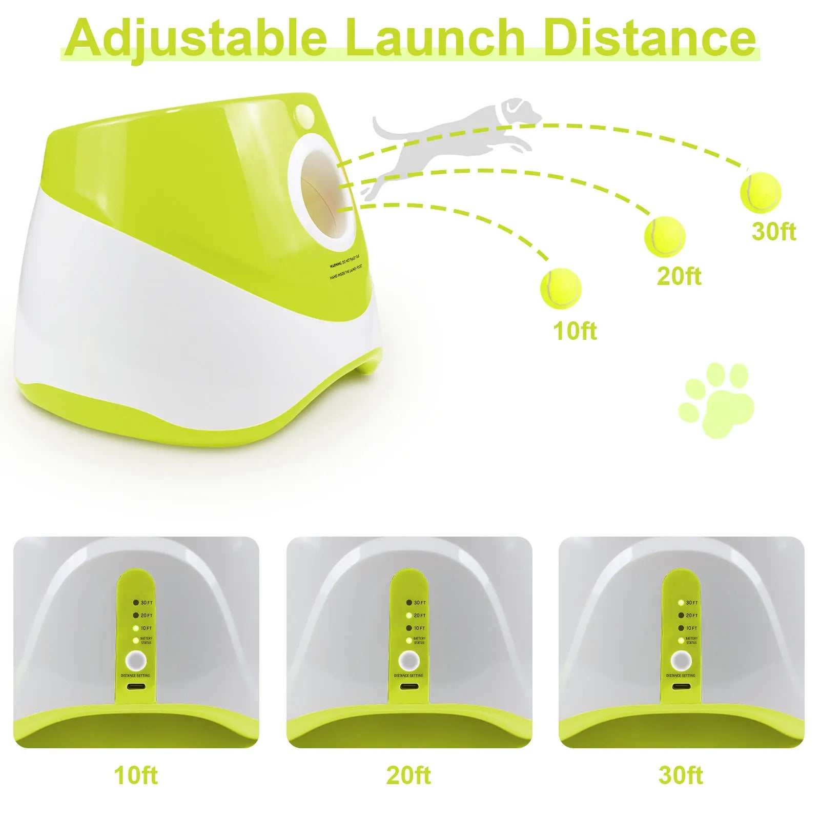Lanceur automatique de balles pour chien