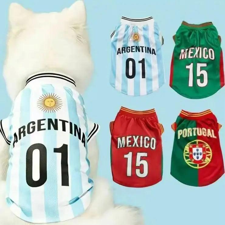 Maillot de sport pour chien – Football & Basketball